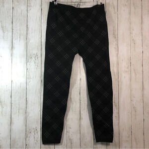 Avenue Fleece Lined Plaid Leggings Medium/Large